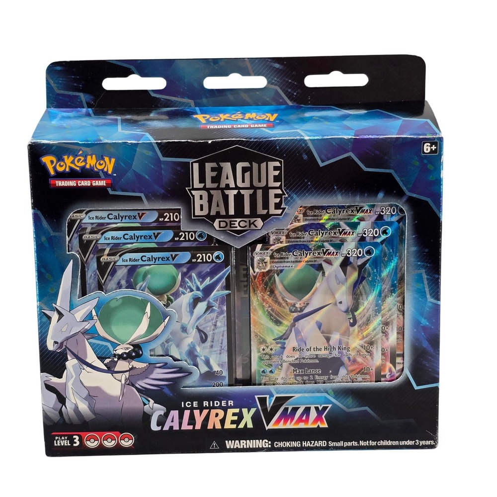 Pokemon TCG Ice Rider Calyrex VMAX League Battle Deck 60-Card Set 2022